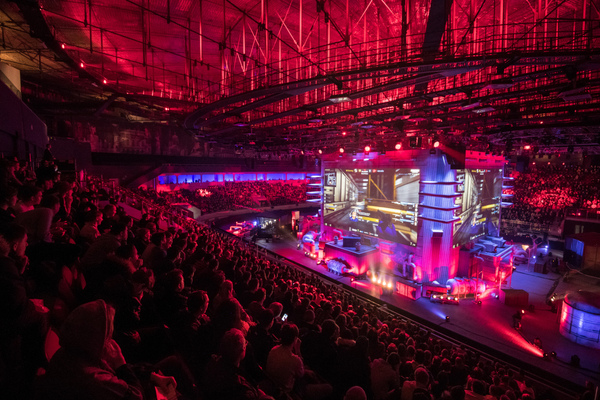 esports stadium in action